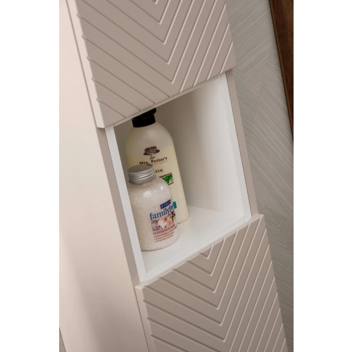 Szafka wysoka 2 drzwi Kaszmirowy Mat VIVA CASHMERE 80-03-2D, Comad